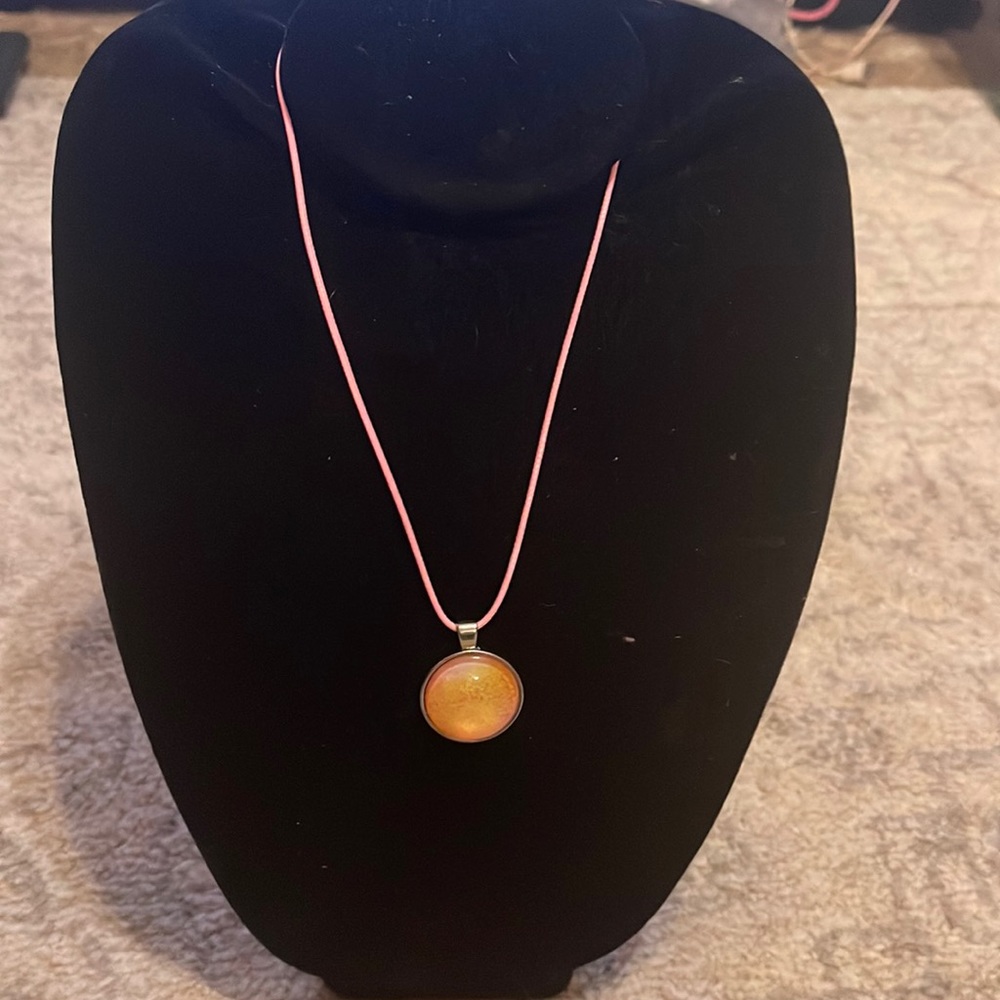 Orange and Pink necklace